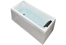Durable Acrylic Rectangle Soaking Skirt Bathtub, bathtub-06L/R