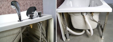apron bathtub