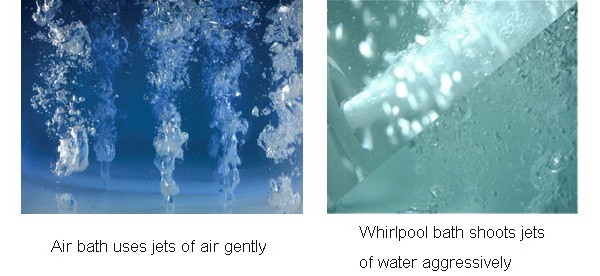 air bath vs whirlpool