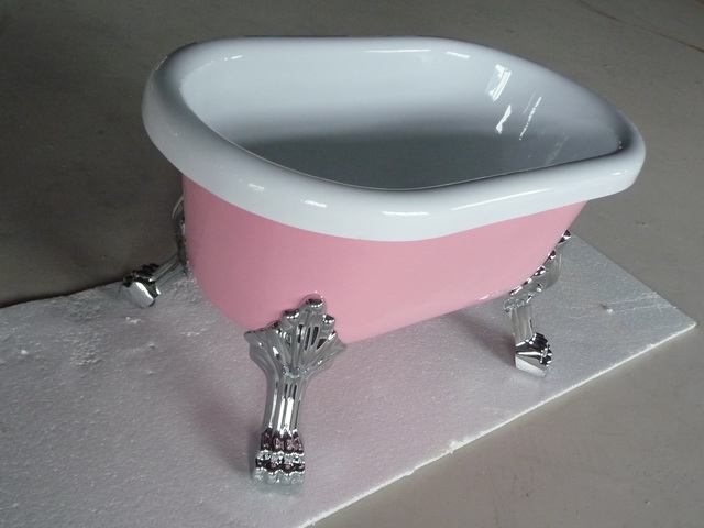 pink infant bath tub