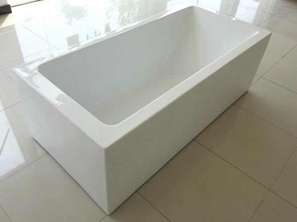 luxurious cube freestanding bath