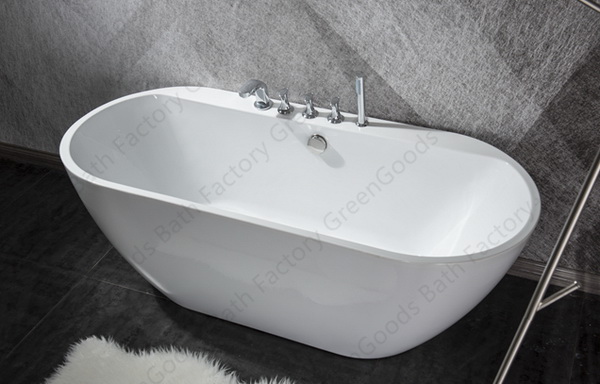 freestanding badewanne movable bathtub with tub faucet