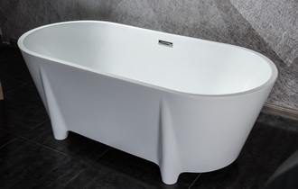 Portable Acrylic Freestanding Bathtub with Feet