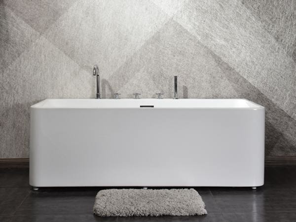 63Inch Rectangular Acrylic Free Standing Bathtub