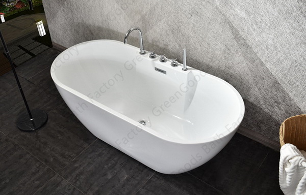Stand Alone tub with tub faucet