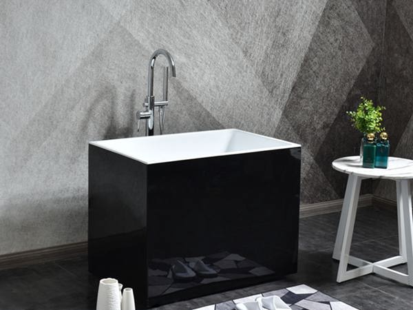 Indoor Bathroom Acrylic Freestanding Soaking Bathtub