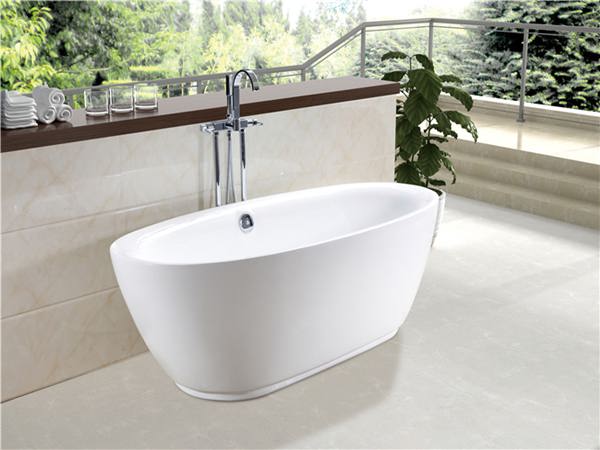Non Slip Oval Soak Free Standing Tub For Made In China