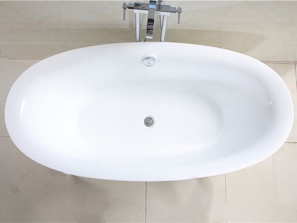One Person Luxury Acrylic Resin Free Standing Soaking Tub