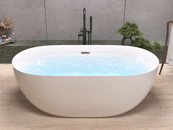 Acrylic Resin Free Standing Bath Tub