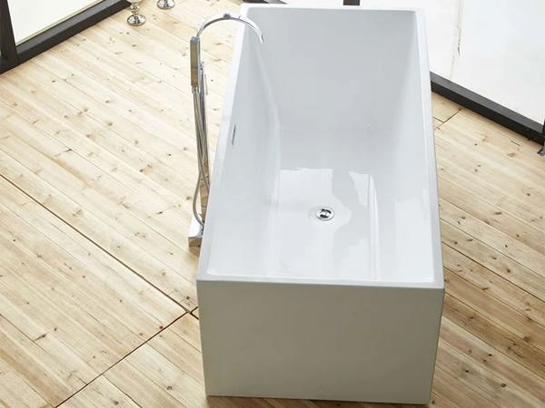 Fashion Acrylic Glass Fiber And Resin Freestanding Acrylic Soaking Bathtub