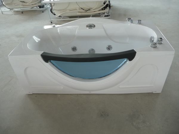 Air jet tub with necessary fittings