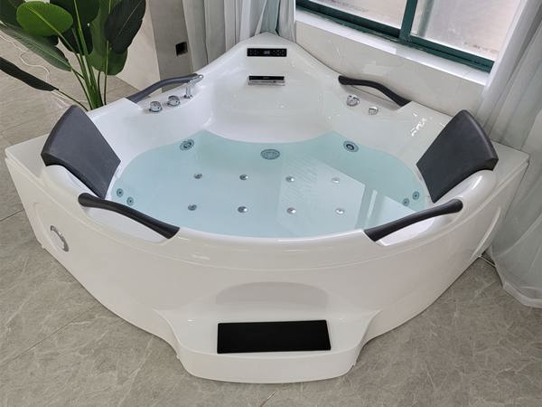 Cheap Price Massage Acrylic Corner Whirlpool Bathtub
