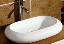 round ceramic basin