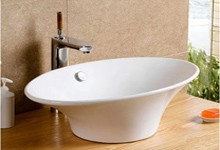 round ceramic basin