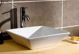 rectangle ceramic basin