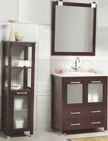 bathroom linen cabinet