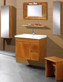 wall hung bath cabinet