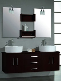 wall mounted bathroom vanity