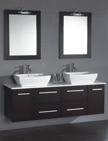 wall mounted bathroom vanity