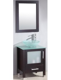 glass bathroom cabinet