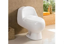 siphonic one piece toilet