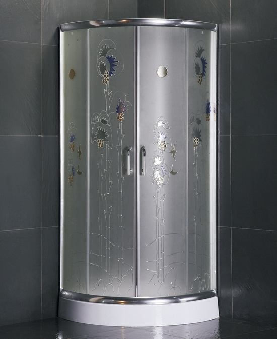 curved corner shower, 800 x 800 x 1950 mm