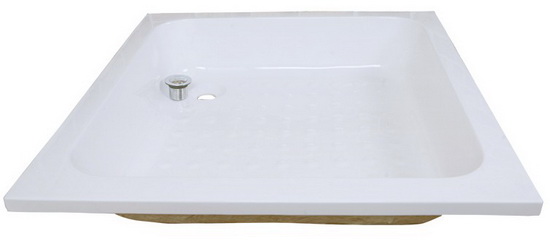 bathroom shower pans, bathroom shower pan from front view